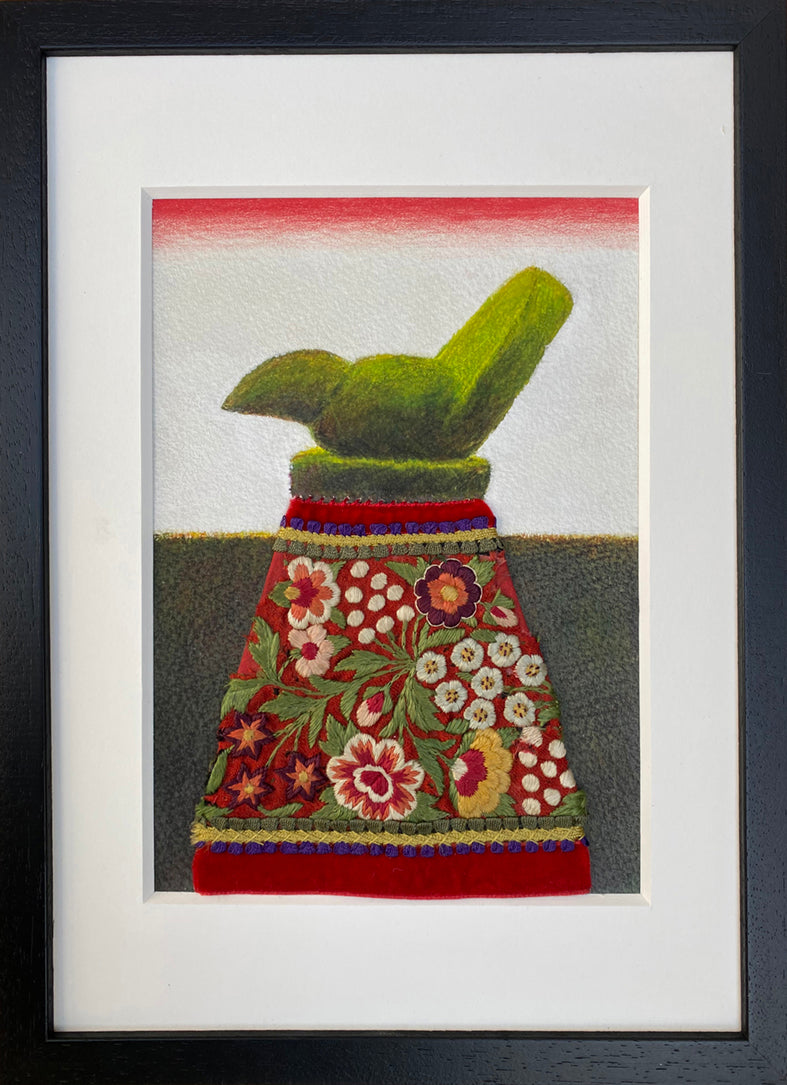 Birds in Skirts: 1 The Wonky Embroidery Bird